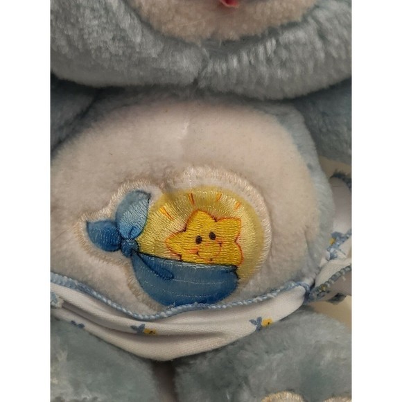 Vintage 1983 Kenner Blue Plush Baby Tugs Care Bear 10 Inch with Diaper - Picture 3 of 9